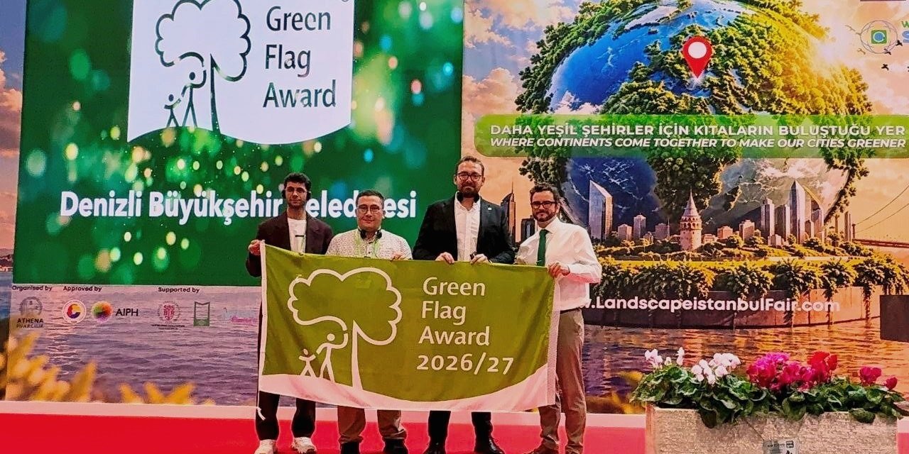 Denizli Büyükşehir "Green Flag Award" rekoruyla Türkiye’nin zirvesinde