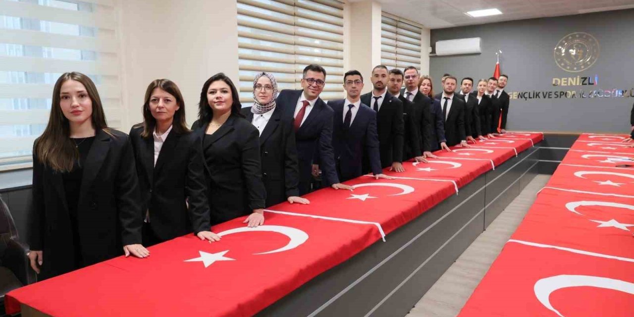 Denizli Gençlik Spor İl Müdürlüğünde 43 personel kadroya geçti