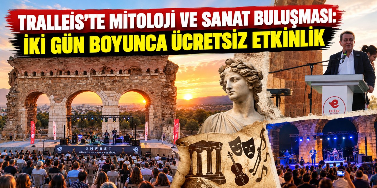 Tralleis’te mitoloji ve sanat buluşması: İki gün boyunca ücretsiz etkinlik