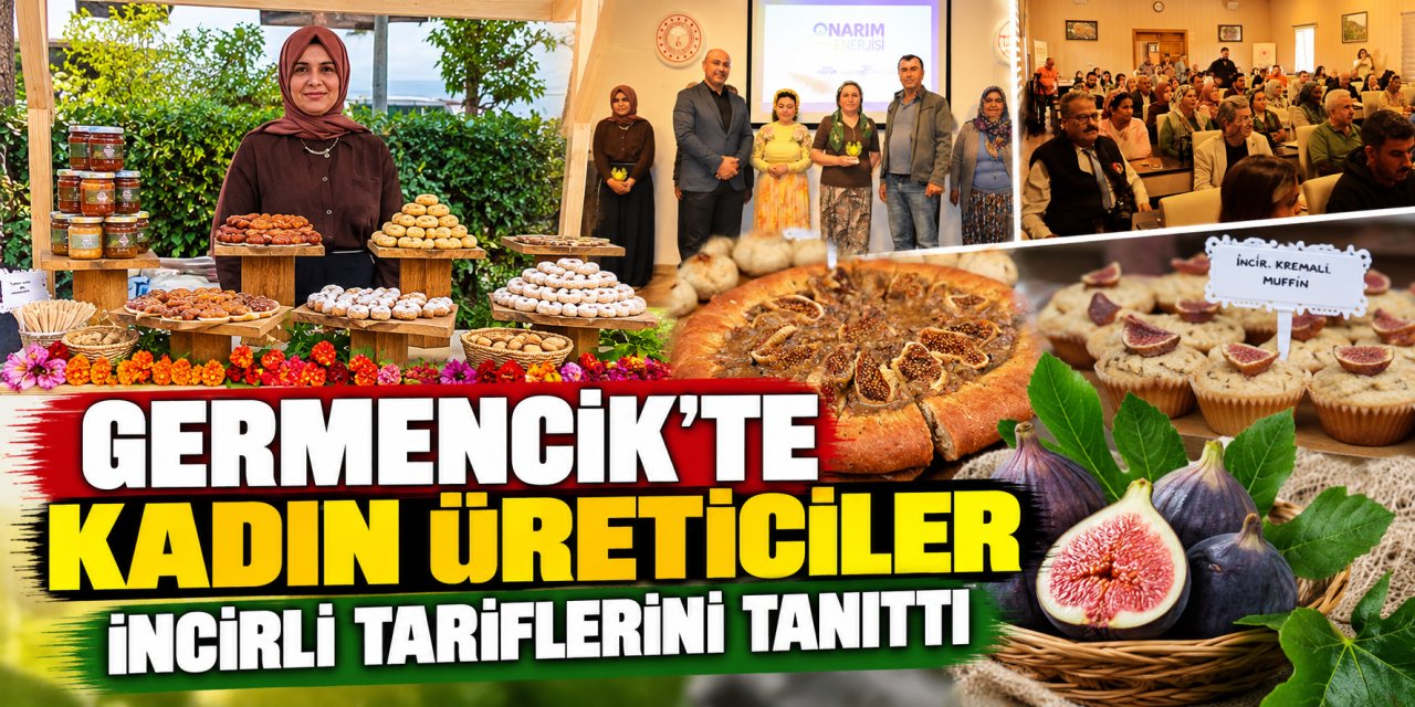 Germencik’te kadın üreticiler incirli tariflerini tanıttı