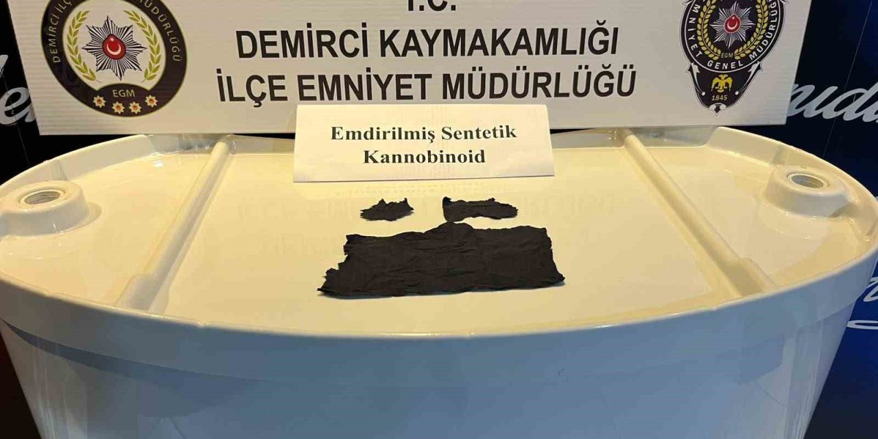 Demirci’de uyuşturucu operasyonu: 1 tutuklama