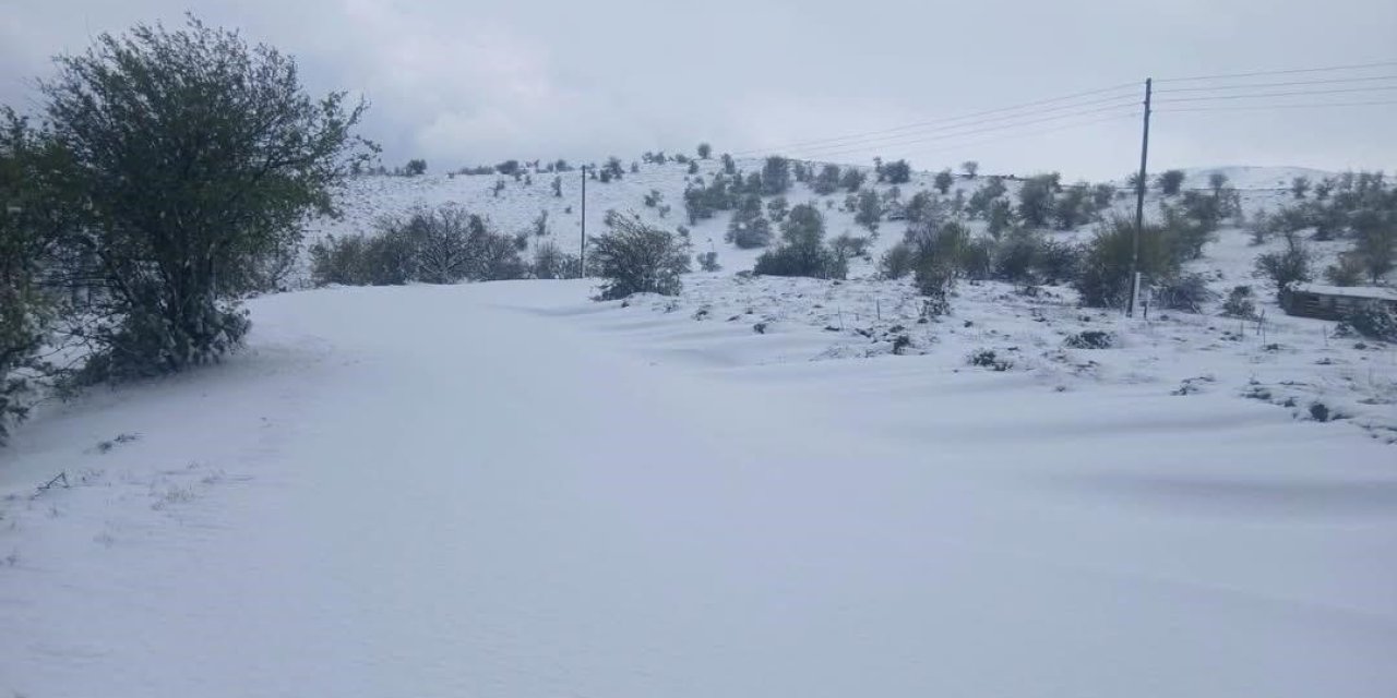 Manisa’ya mevsimin ilk karı düştü