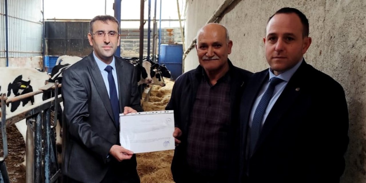 Uşak’ta iki işletme daha hastalıktan ari belgesi aldı