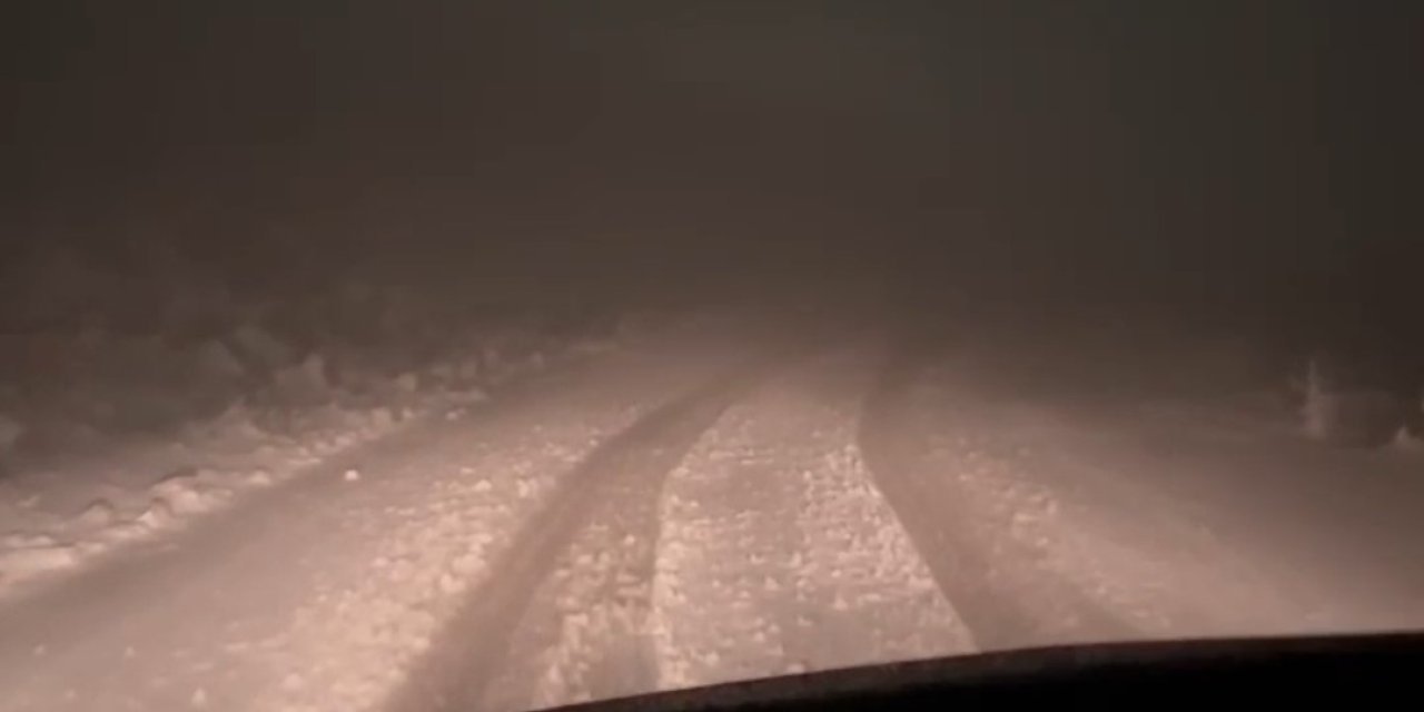 Emirdağ’ın yüksek kesimlerinde kar yağışı etkili oldu