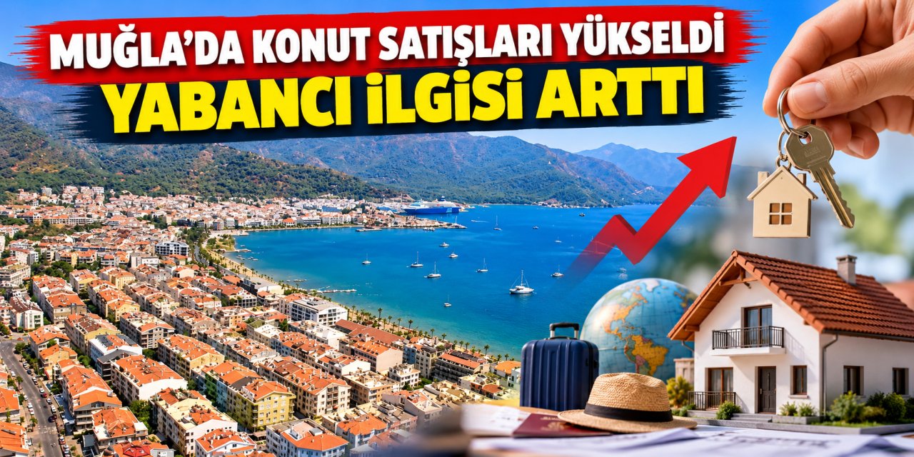 Muğla’da konut satışları yükseldi, yabancı ilgisi arttı