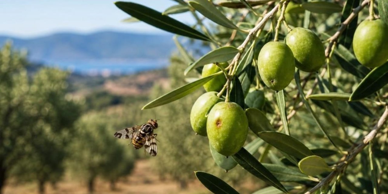 Salihli’de zeytin üreticilerine sinek uyarısı