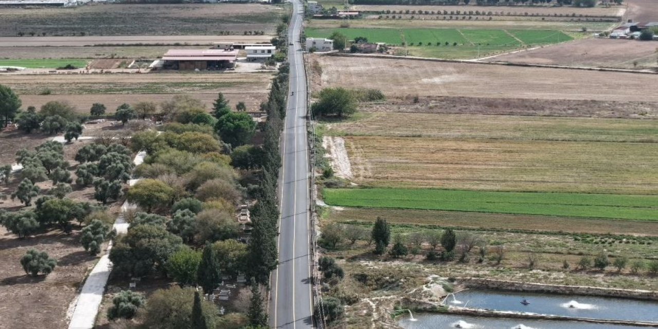 Milas’ta 5,8 kilometrelik yol çalışması tamamlandı