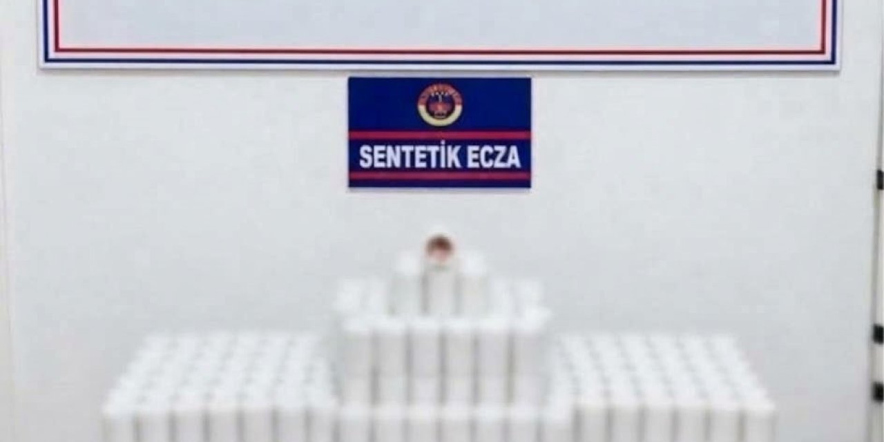 Manisa’da 42 bin 534 sentetik hap ele geçirildi