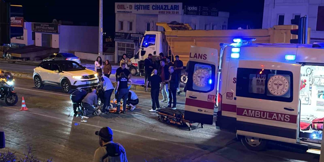 Bodrum’da motosikletin çarptığı yaya hayatını kaybetti