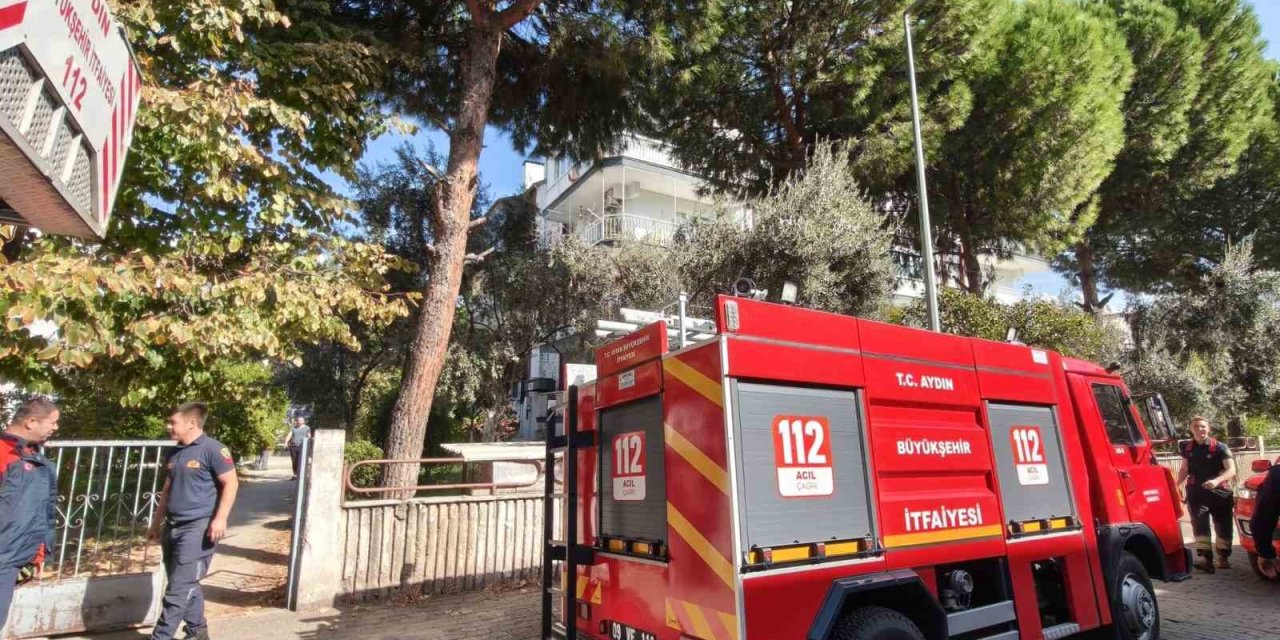 Mutfakta çıkan yangın korkuttu