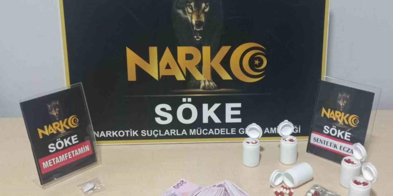 Söke ve Kuşadası’nda uyuşturucu madde ele geçirildi