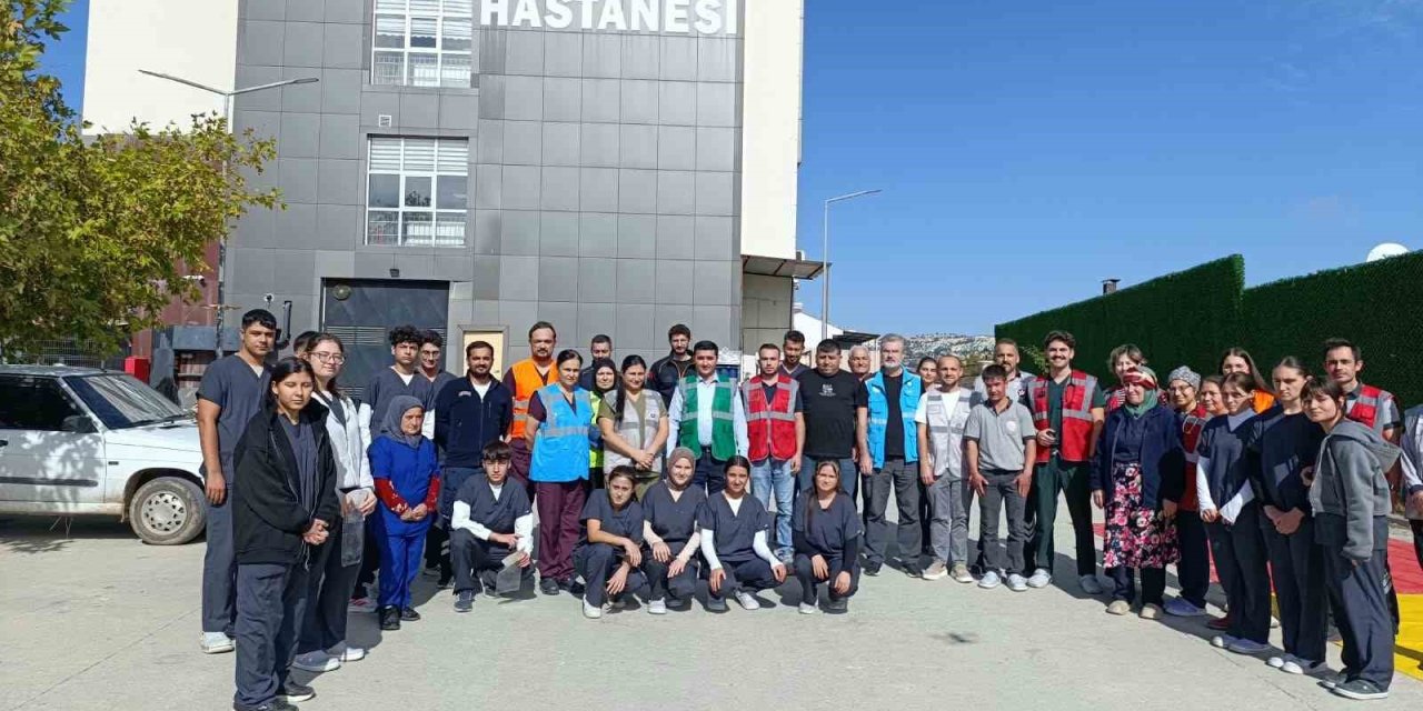 Selendi’de gerçek gibi tatbikat