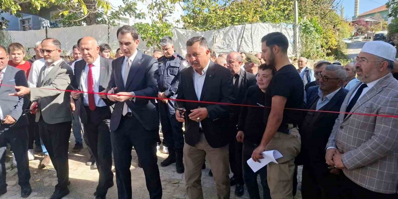 Hisarcık Kurtdere köyünde çok amaçlı salon hizmete açıldı