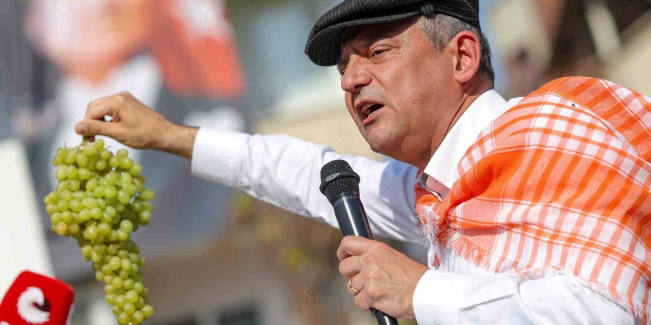 Özgür Özel’den Sarıgöl’de üzüm üreticilerine 7 maddelik çözüm önerisi