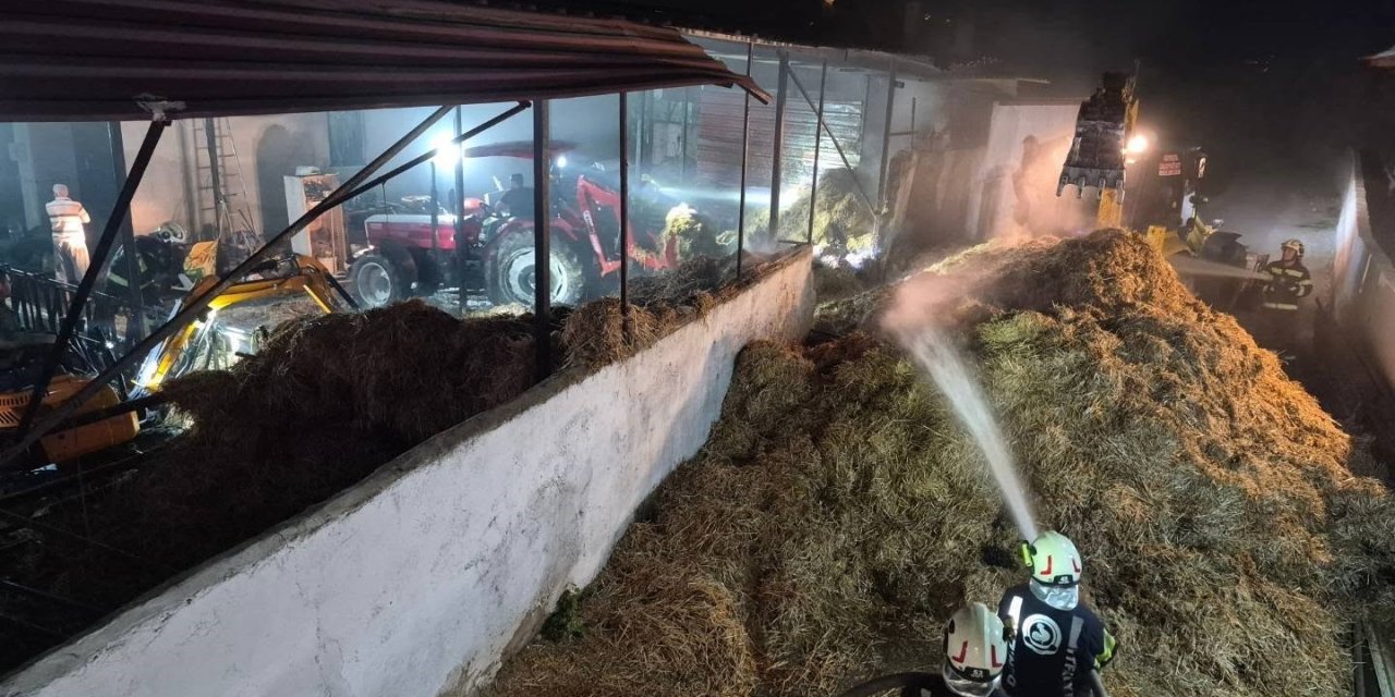 Denizli’de besihanede çıkan yangın söndürüldü