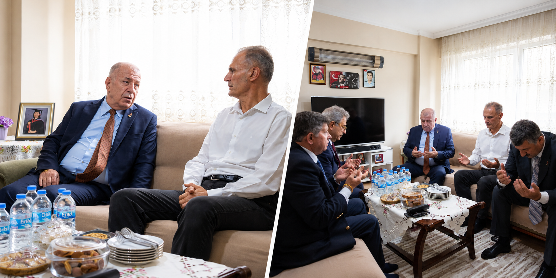 Özdağ’dan şehit polis Cumhur Yılmaz’ın ailesine ziyaret