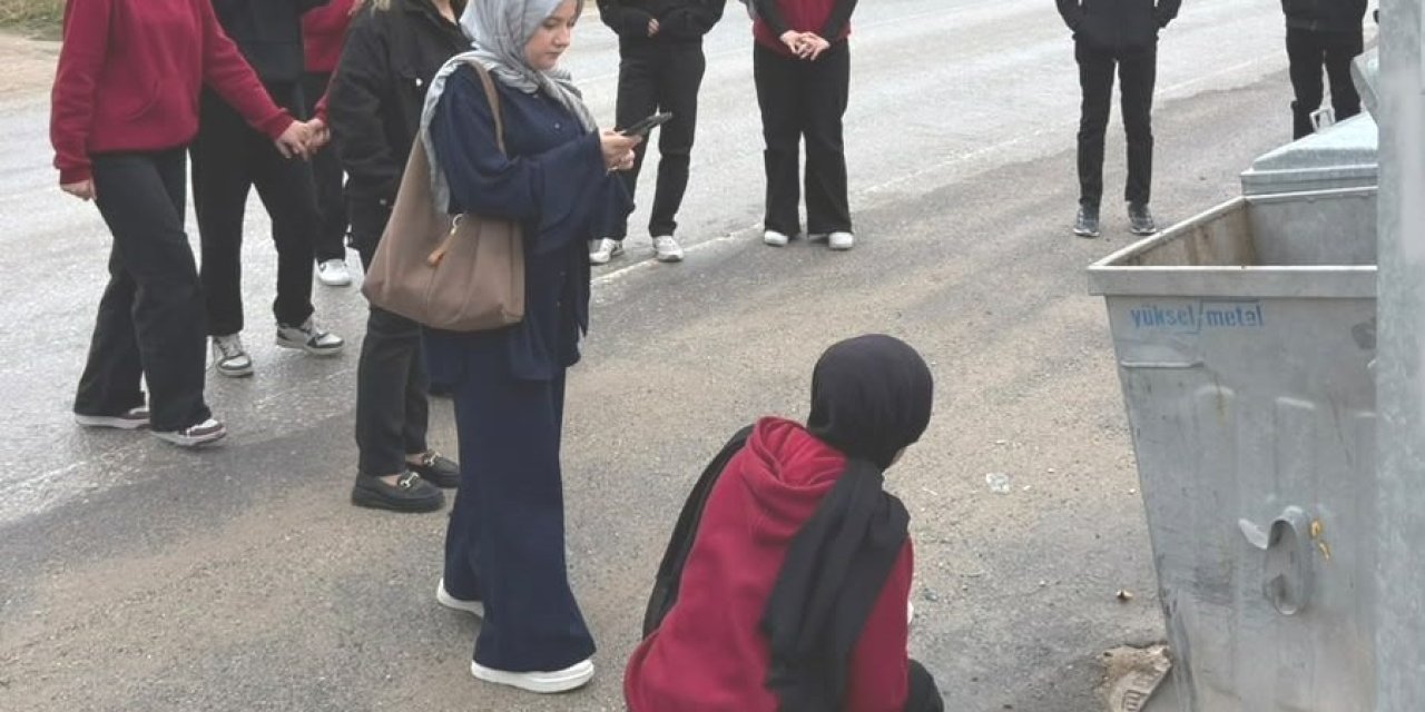 Hisarcık’ta öğrencilerden sokak hayvanlarına anlamlı destek