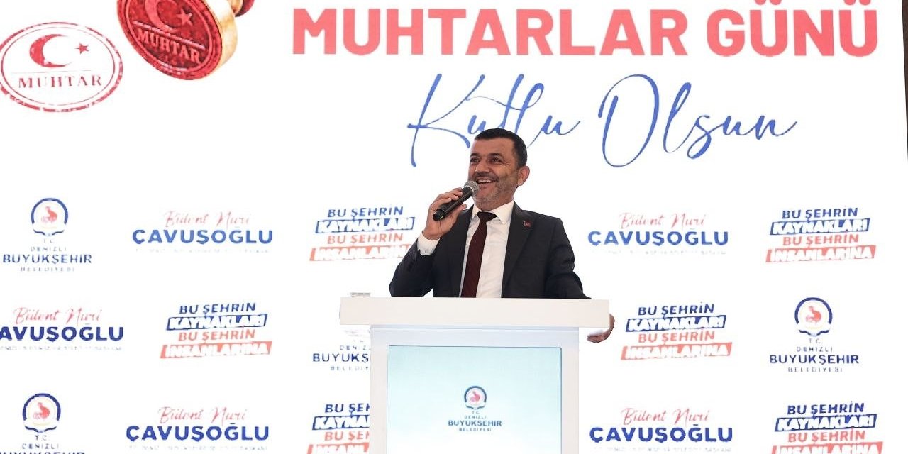 Denizli Büyükşehirden muhtarlarla birlik ve dayanışma buluşması