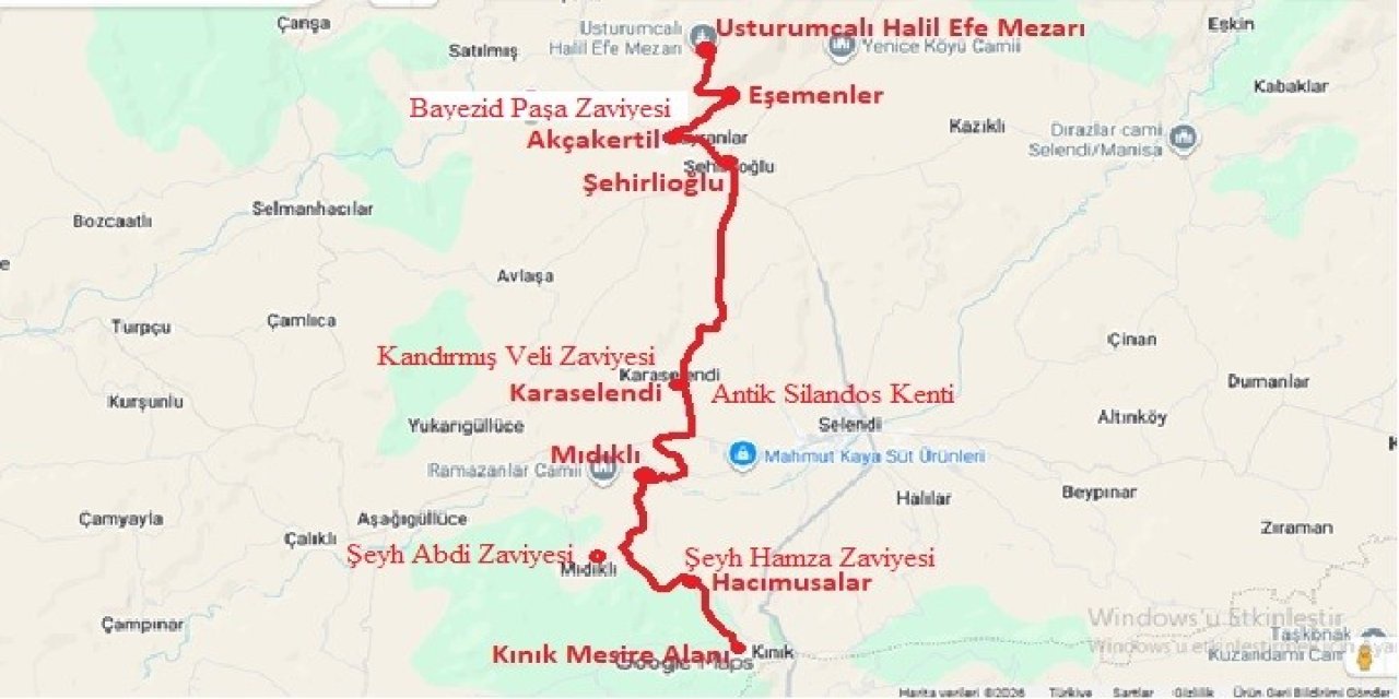 Selendi’de milli mücadelenin izleri 26,2 kilometrelik rotayla yaşatılacak