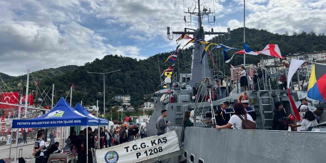 TCG Kaş Gemisi 29 Ekim’de Fethiye Limanı’nda Ziyarete Açıldı