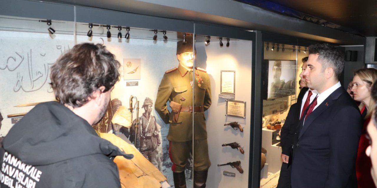 Çanakkale Destanını anlatan müze tırı Selendi’de