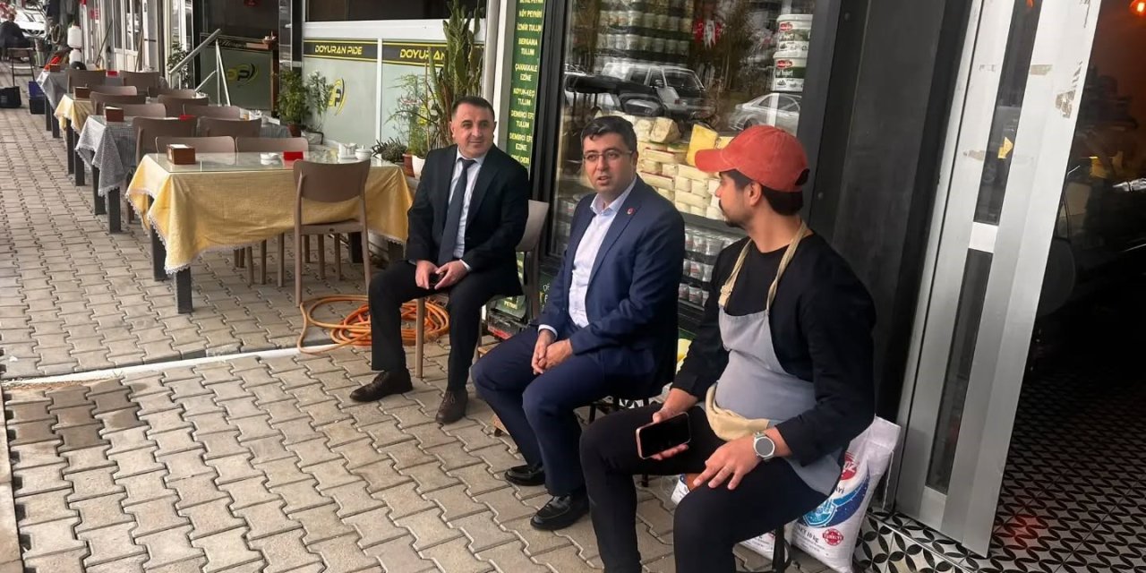 Yenipazar Kaymakamı Karataş esnafın taleplerini dinledi