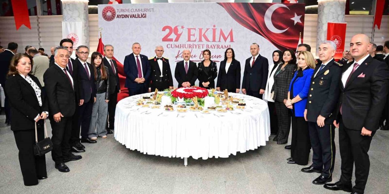 Aydın’da, Cumhuriyet Resepsiyonu gerçekleştirildi
