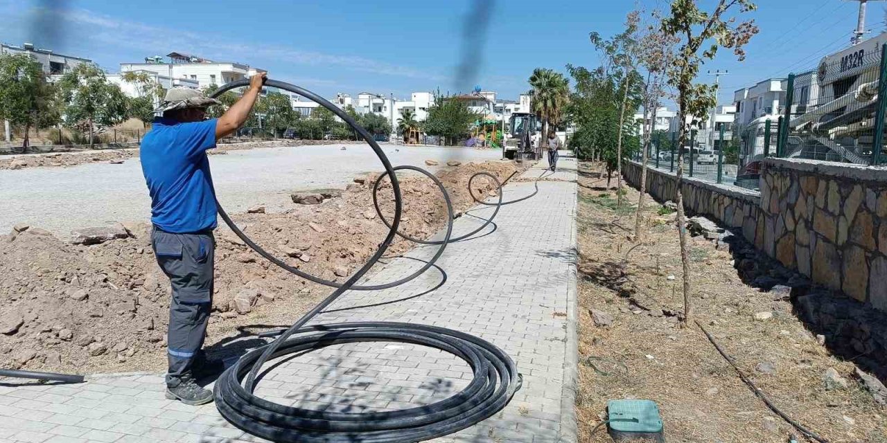 Bodrum’da belediye ekipleri sahada