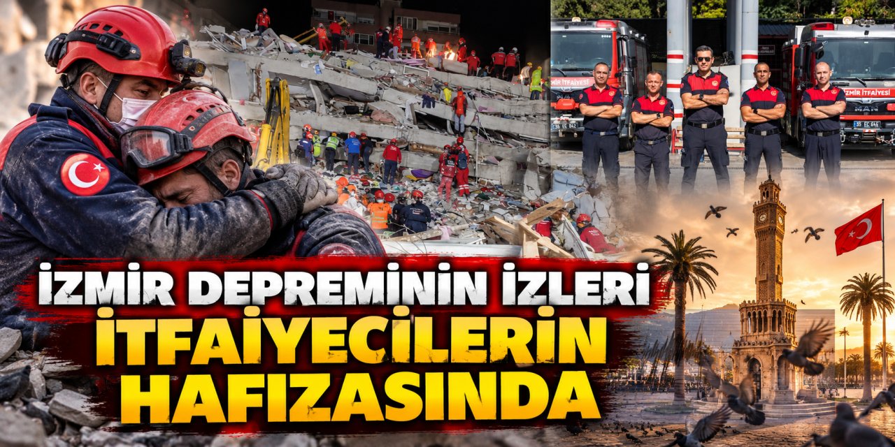 İzmir depreminin izleri itfaiyecilerin hafızasında