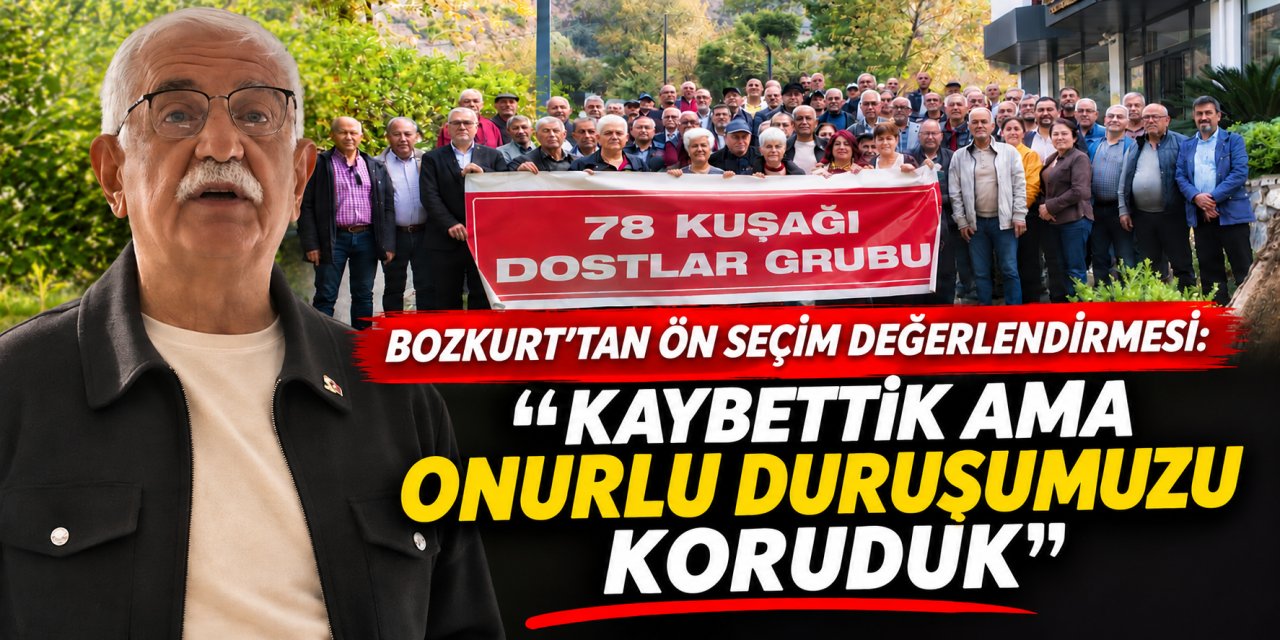 Bozkurt’tan ön seçim değerlendirmesi: “Kaybettik ama onurlu duruşumuzu koruduk”