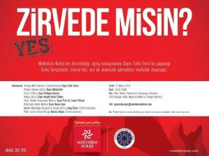 Genç Girişimciler Zirvesi’nde Fatih Terim Öğrencilerle Buluşacak