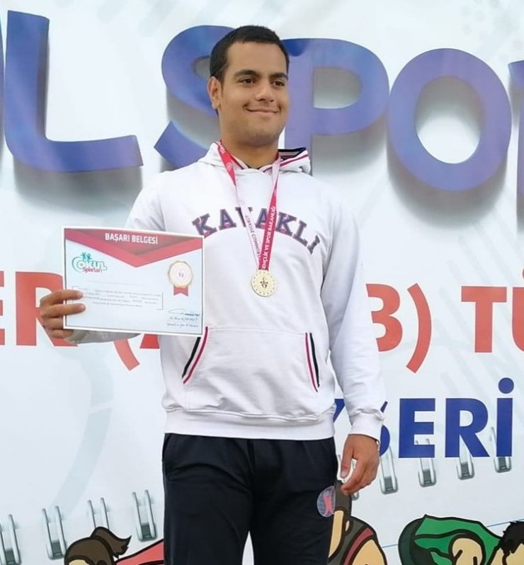 Aydınlı sporcu Türkiye birincisi oldu