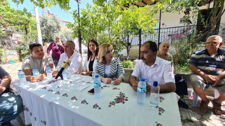 AK Parti Muğla milletvekili Gökcan Çatalarık Mahallesi sakinleri ile buluştu