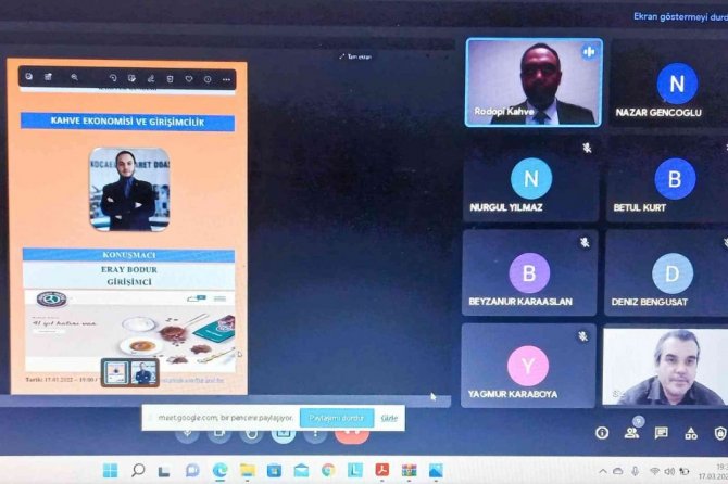 ADÜ’de ’Kahve Ekonomisi ve Girişimcilik Semineri’ gerçekleşti