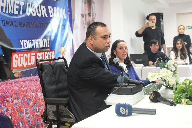 AK PARTİ İZMİR ENGELLİLER KOORDİNASYON MERKEZİ İL BAŞKANI AHMET UĞUR BARAN, 7 HAZİRAN’DA YAPILACAK GENEL SEÇİMLERDE MİLLETVEKİLLİĞİ İÇİN ADAY ADAYLIĞINI AÇIKLADI.