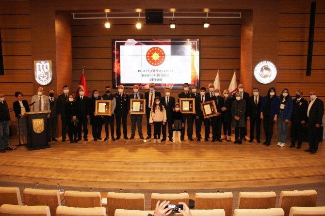 Aydın’da Devlet Övünç Madalyası ve Beratı Tevcih Töreni gerçekleştirildi