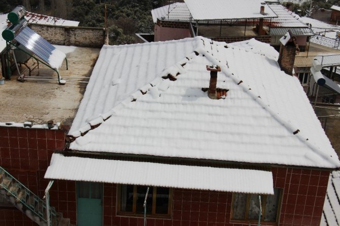 Aydın’da kar sevinci