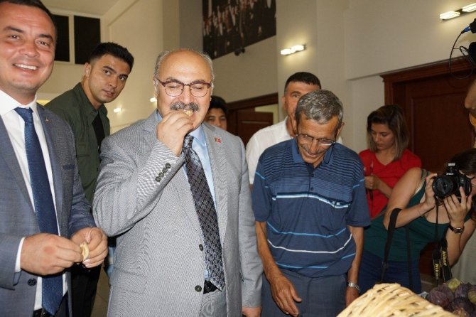 Aydın’da sezonun ilk kuru inciri borsaya teslim edildi