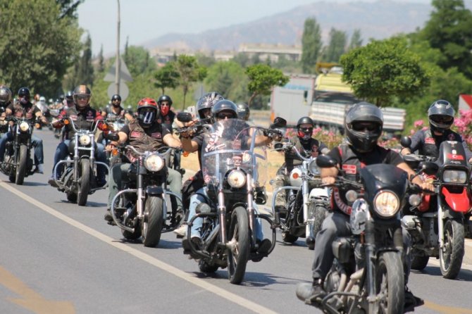 Aydın’ın kültür tanıtımına motosiklet tutkunlarından anlamlı destek
