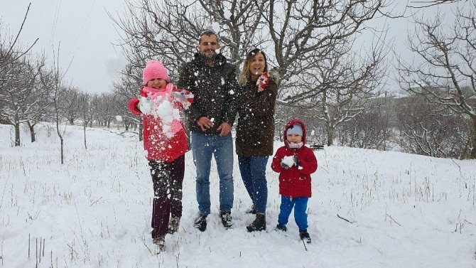 Aydın’ın Uludağ’ı beyaz örtü ile kaplandı