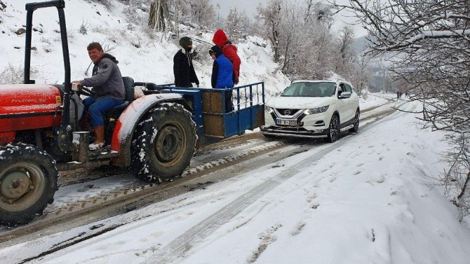 Aydın’ın Uludağ’ı beyaz örtü ile kaplandı