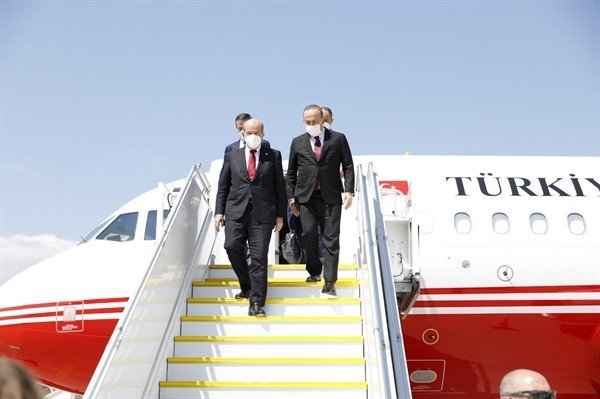 Bakan Çavuşoğlu ve KKTC Cumhurbaşkanı Tatar Cenevre’de