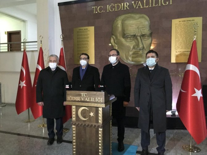 Bakan Dönmez ve Kasapoğlu’nun Iğdır ziyareti
