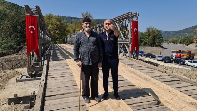 Bakan Karaismailoğlu Bartın’da köprü açılışına katıldı
