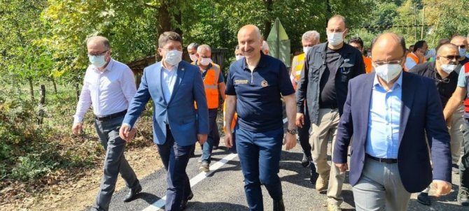 Bakan Karaismailoğlu Bartın’da köprü açılışına katıldı