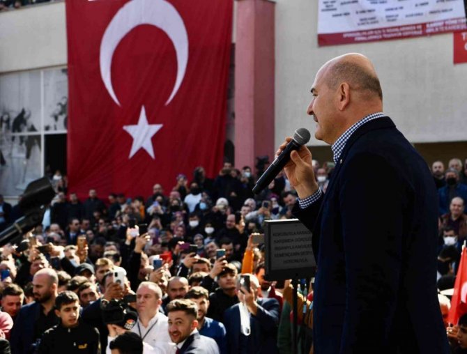 Bakan Soylu: “Milletimden bir tek kişinin huzurunu bozan olursa hayatı dar ederim”