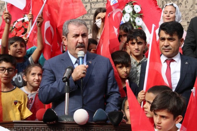 BBP Genel Başkanı Mustafa Destici, Şırnak’ta