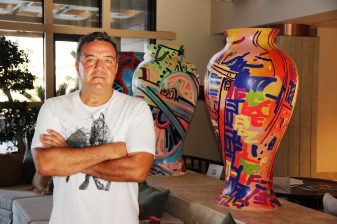 Bodrum’da sanatla tatili bir arada sunan otel ilgi odağı oldu