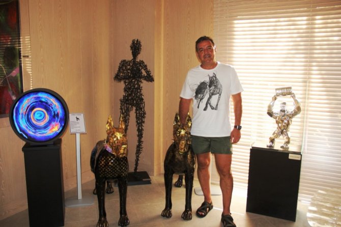 Bodrum’da sanatla tatili bir arada sunan otel ilgi odağı oldu