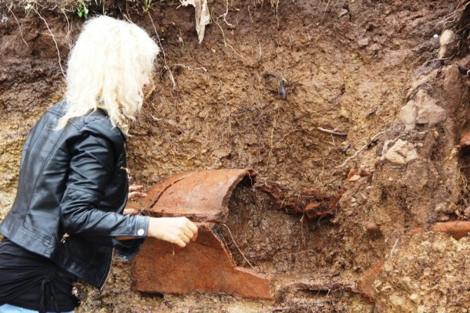 Bodrum’daki sel Bizans mezarlarını ortaya çıkardı